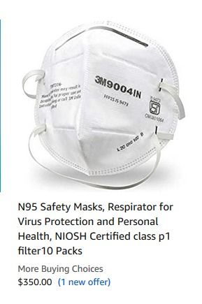 亞馬遜打擊哄抬物價？用戶質疑 為何我仍買下35美元一只的口罩廣告